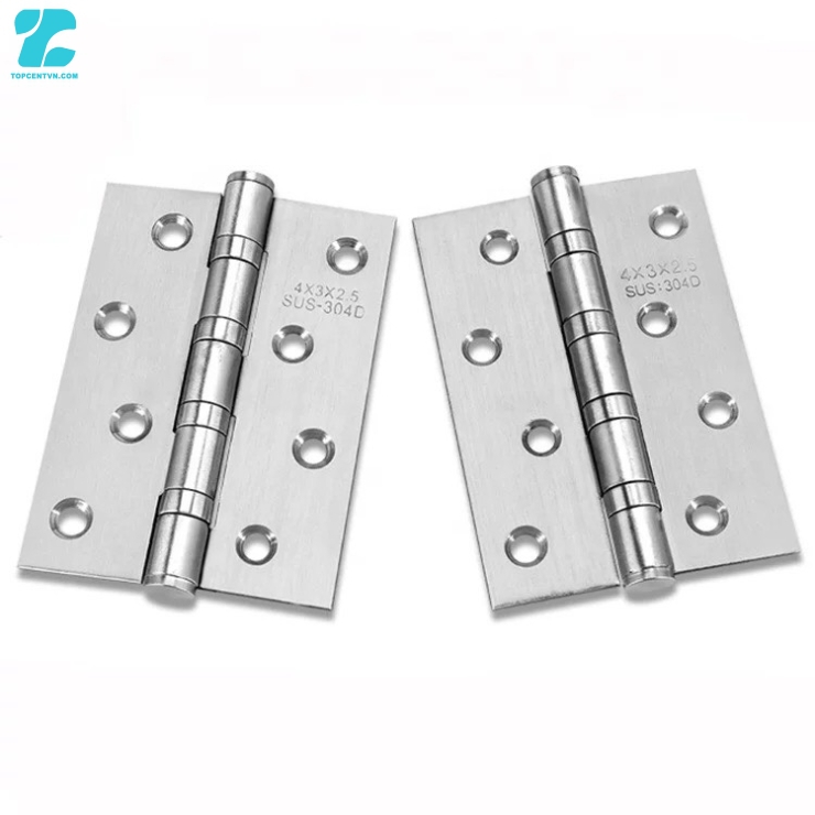 Các loại bản lề lá thép và inox